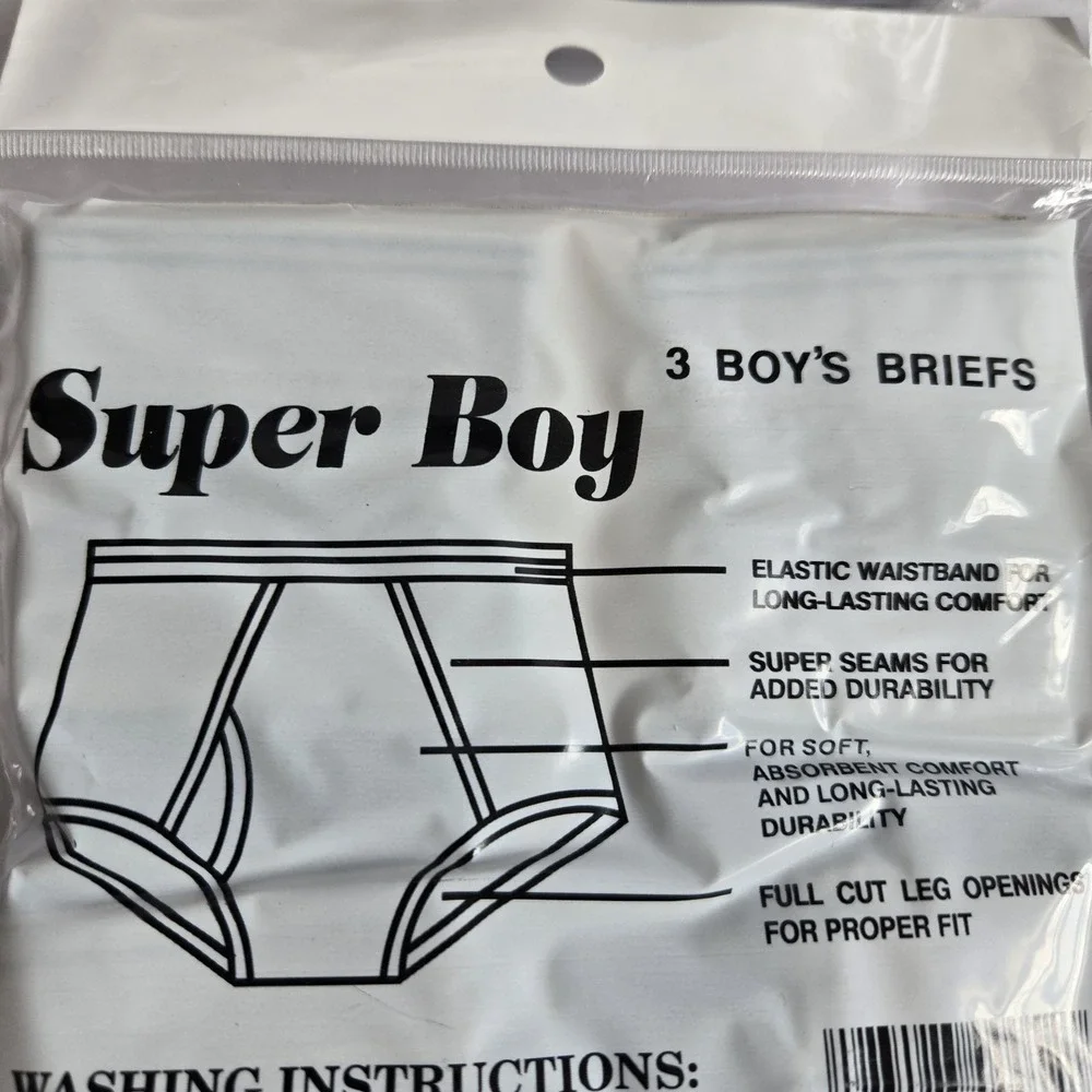 NEW Lot Of‎ 4 3-packs Boys Briefs M 8-10 Assorted Colors Underwear Super Boy